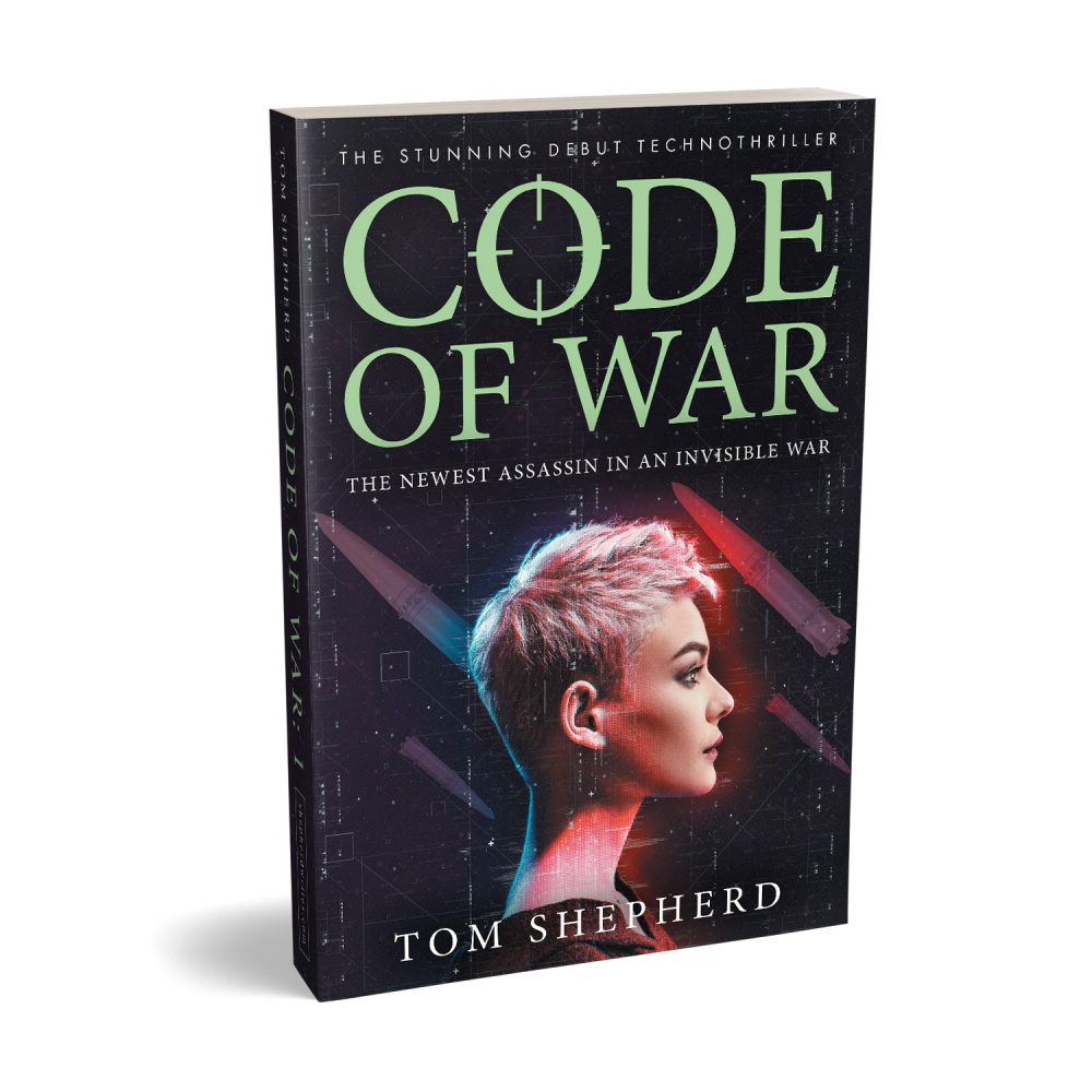 Code of War - bespoke book cover design by Mark Thomas