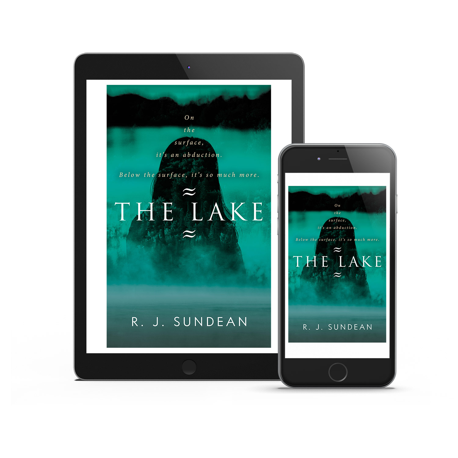 'The Lakes' is an atmospheric threat thriller. The author is RJ Sundean. The cover and interior design of the book are by Mark Thomas. To learn more about what Mark could do for your book, please visit coverness.com.