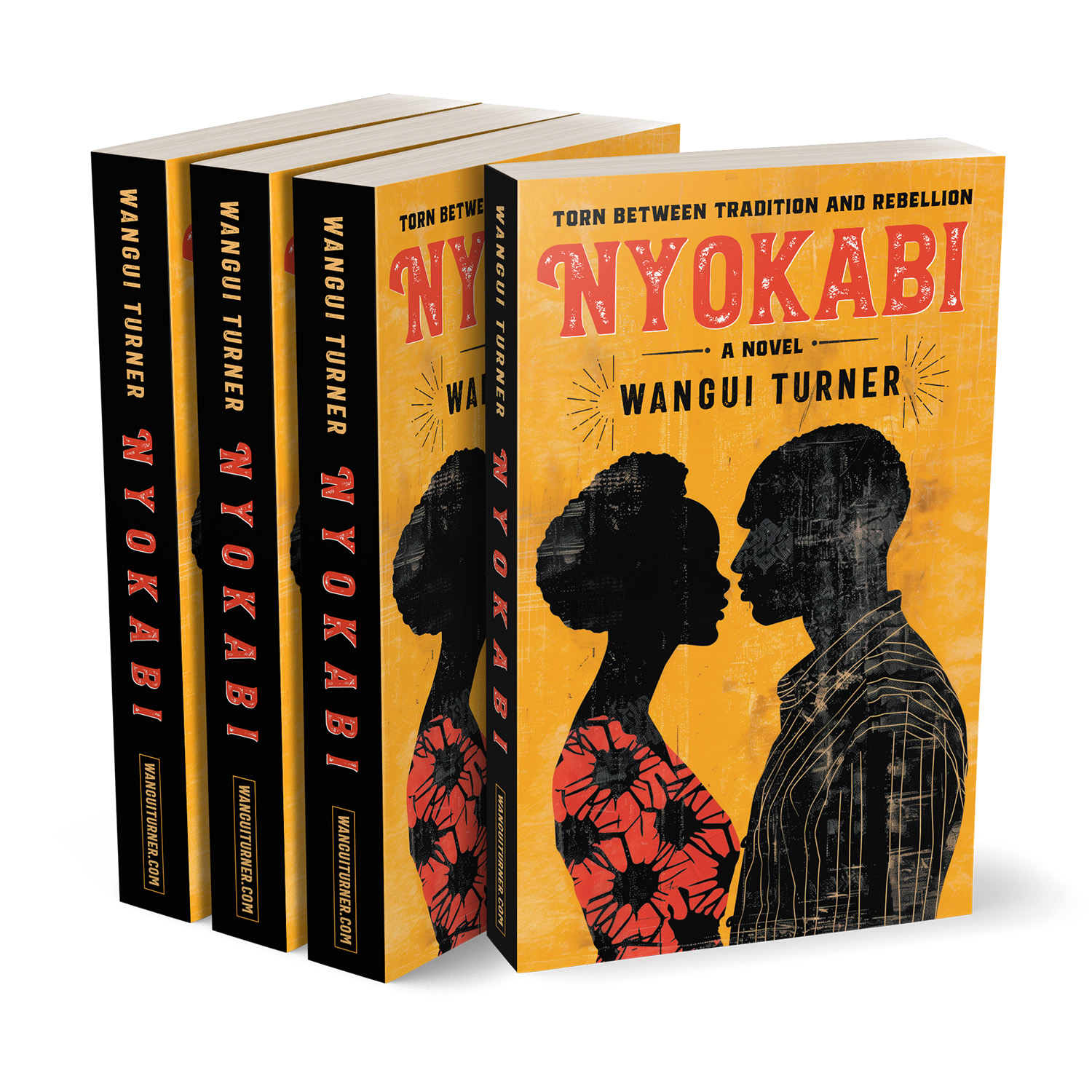 'Nyokabi' is an emotional story of one woman's life, from Kenya to the US and after. The author is Wangui Turner. The cover design is by Mark Thomas of coverness.com. To find out more about my book design services, please visit www.coverness.com