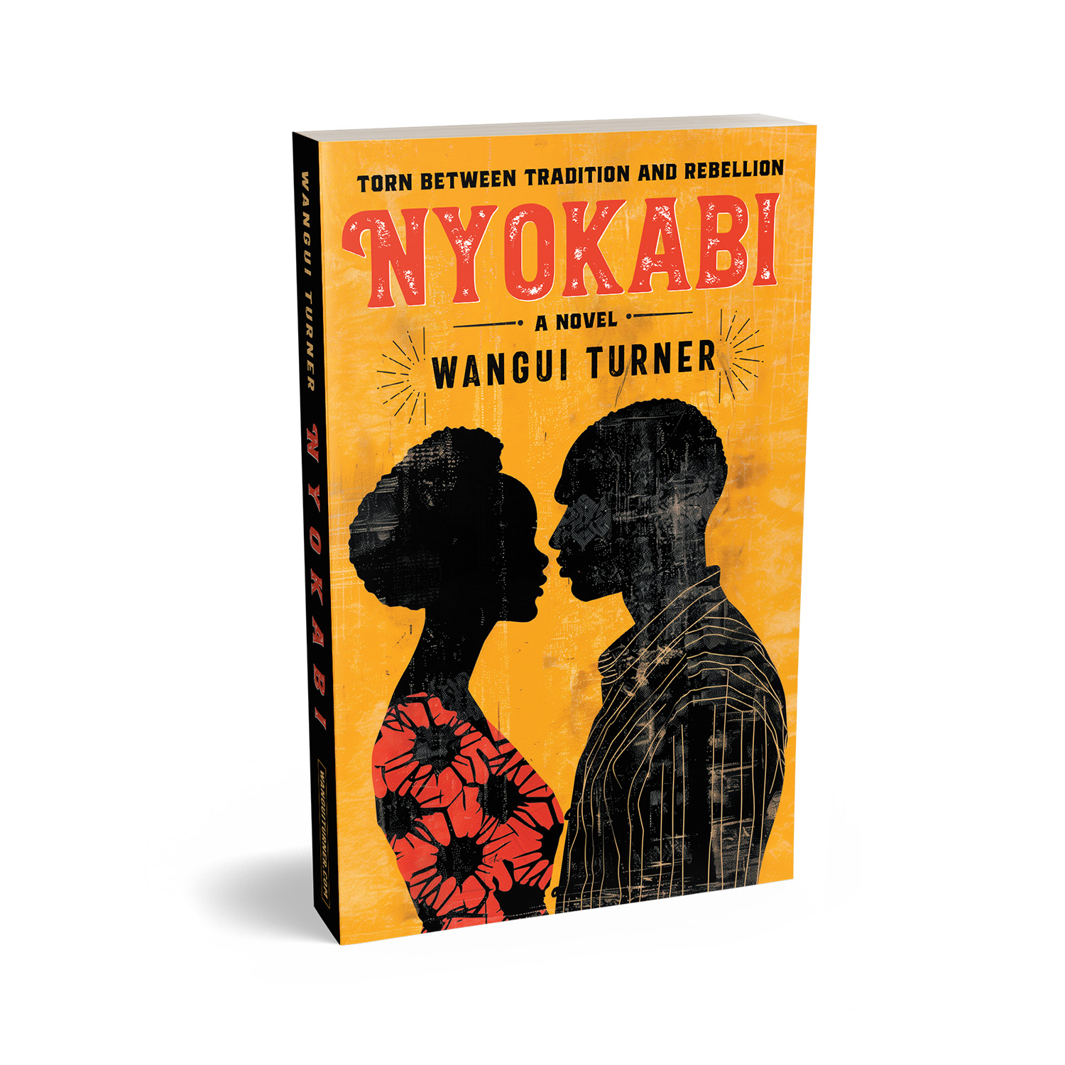 'Nyokabi' is an emotional story of one woman's life, from Kenya to the US and after. The author is Wangui Turner. The cover design is by Mark Thomas of coverness.com. To find out more about my book design services, please visit www.coverness.com