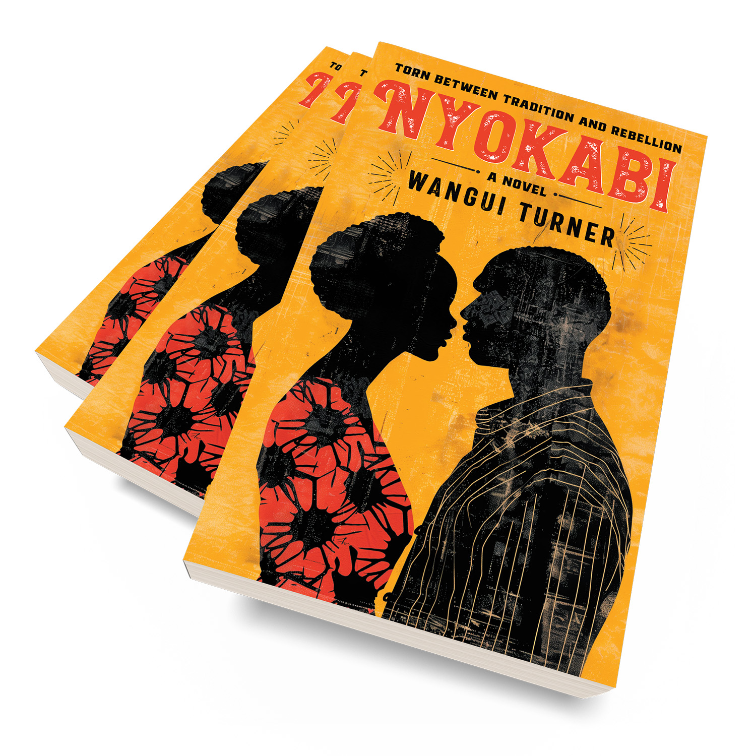 'Nyokabi' is an emotional story of one woman's life, from Kenya to the US and after. The author is Wangui Turner. The cover design is by Mark Thomas of coverness.com. To find out more about my book design services, please visit www.coverness.com