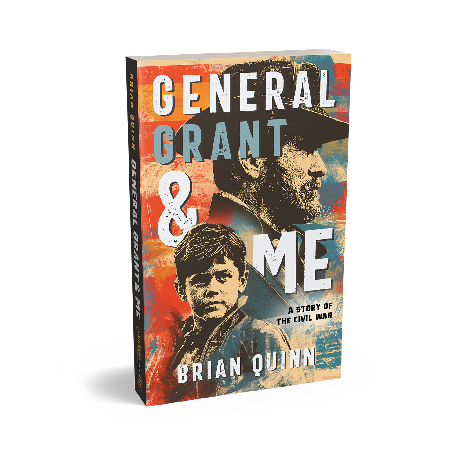 'General Grant & Me' is an exciting YA historical novel, set during the American Civil War. The author is Brian Quinn. The book cover design and interior formatting are by Mark Thomas of coverness.com. To find out more about my book design services, please visit www.coverness.com