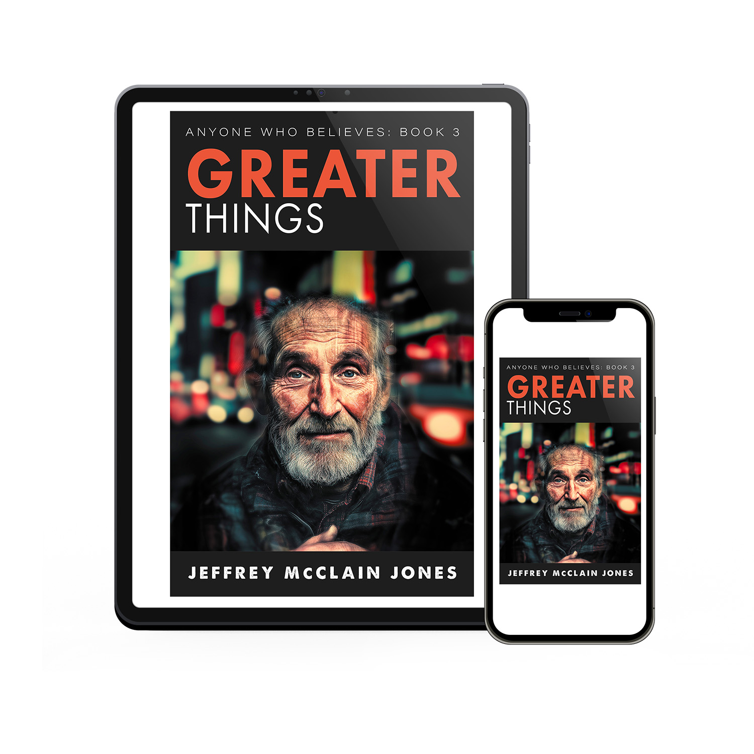 The 'Anyone Who Believes' series is a quadrilogy of uplifting, character-driven novels with a spiritual core. The author is Jeffrey McClain Jones. The cover designs are by Mark Thomas of coverness.com. To find out more about my book design services, please visit www.coverness.com.