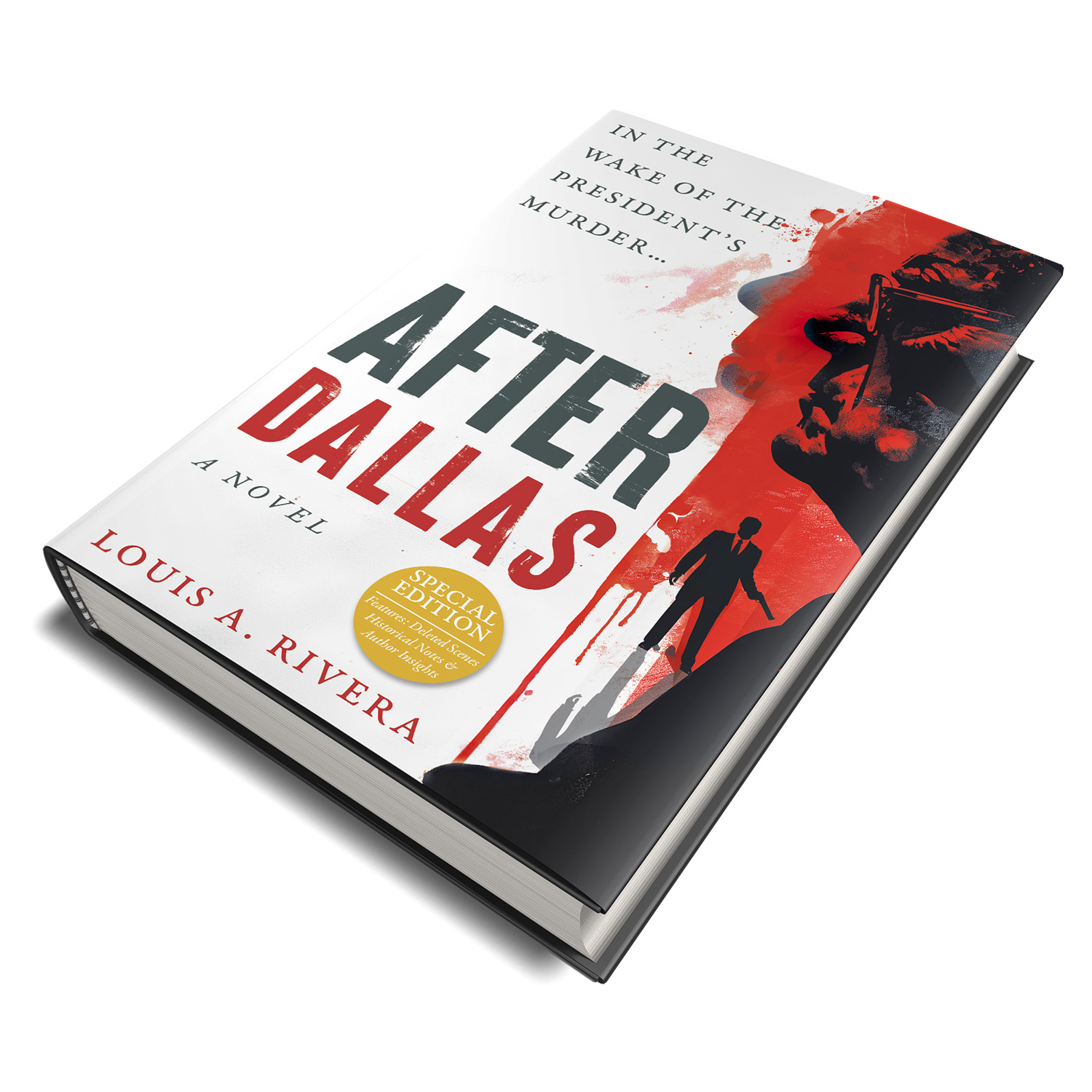 'After Dallas' is high-stakes political thriller that explores the background and aftermath of the assassination of JFK. The author is Louis A. Rivera. The book cover design & interior formatting are by Mark Thomas. To learn more about what Mark could do for your book, please visit coverness.com.