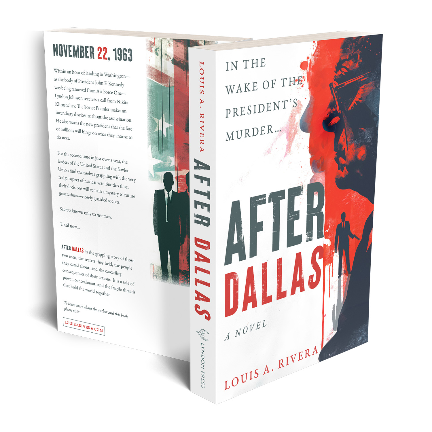 'After Dallas' is high-stakes political thriller that explores the background and aftermath of the assassination of JFK. The author is Louis A. Rivera. The book cover design & interior formatting are by Mark Thomas. To learn more about what Mark could do for your book, please visit coverness.com.