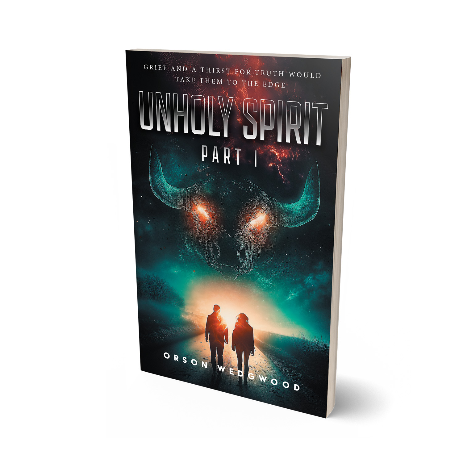 'Unholy Spirit: Part I' is the first instalment in a genre-bending spiritual scifi  adventure series. The author is Orson Wedgwood. The book cover design & interior formatting are by Mark Thomas. To learn more about what Mark could do for your book, please visit coverness.com.