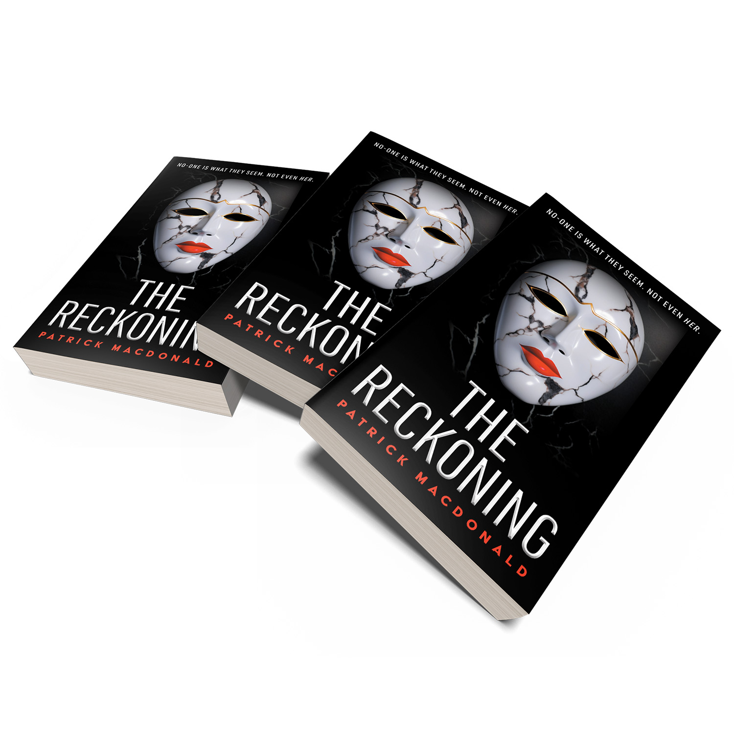 'The Reckoning' is a dark, twisting thriller by Patrick MacDonald. The book cover design and interior formatting are by Mark Thomas. To learn more about what Mark could do for your book, please visit coverness.com.