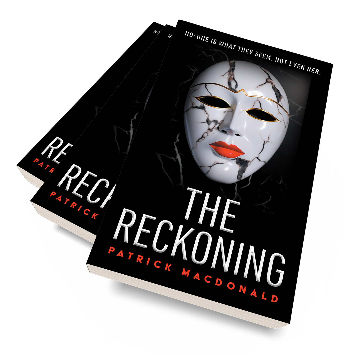 'The Reckoning' is a dark, twisting thriller by Patrick MacDonald. The book cover design and interior formatting are by Mark Thomas. To learn more about what Mark could do for your book, please visit coverness.com.