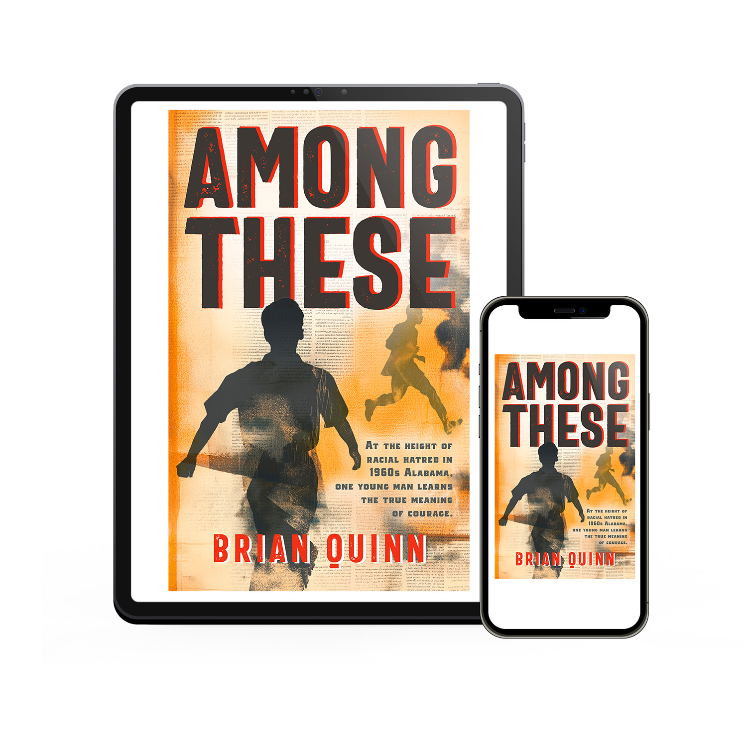 'Among These' is an illuminating historical novel, set during the Freedom Rides in early 1960s America. The author is Brian Quinn. The book cover design and interior formatting are by Mark Thomas of coverness.com. To find out more about my book design services, please visit www.coverness.com